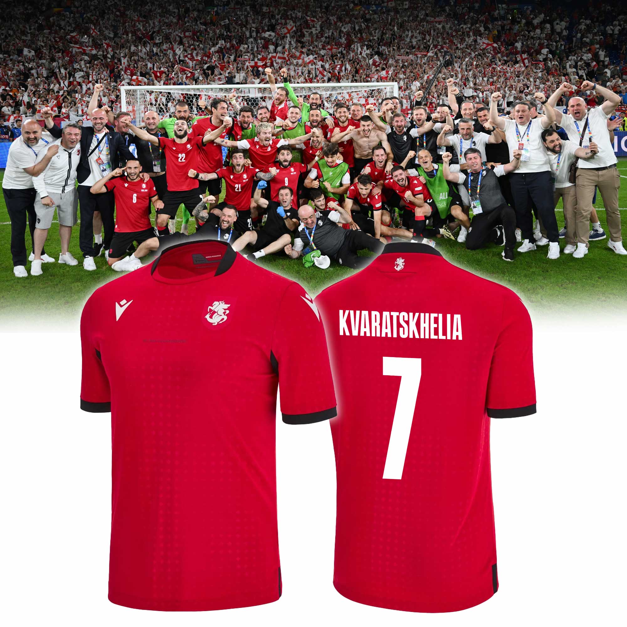 Kvaratskhelia Football Federation adults  third match jersey