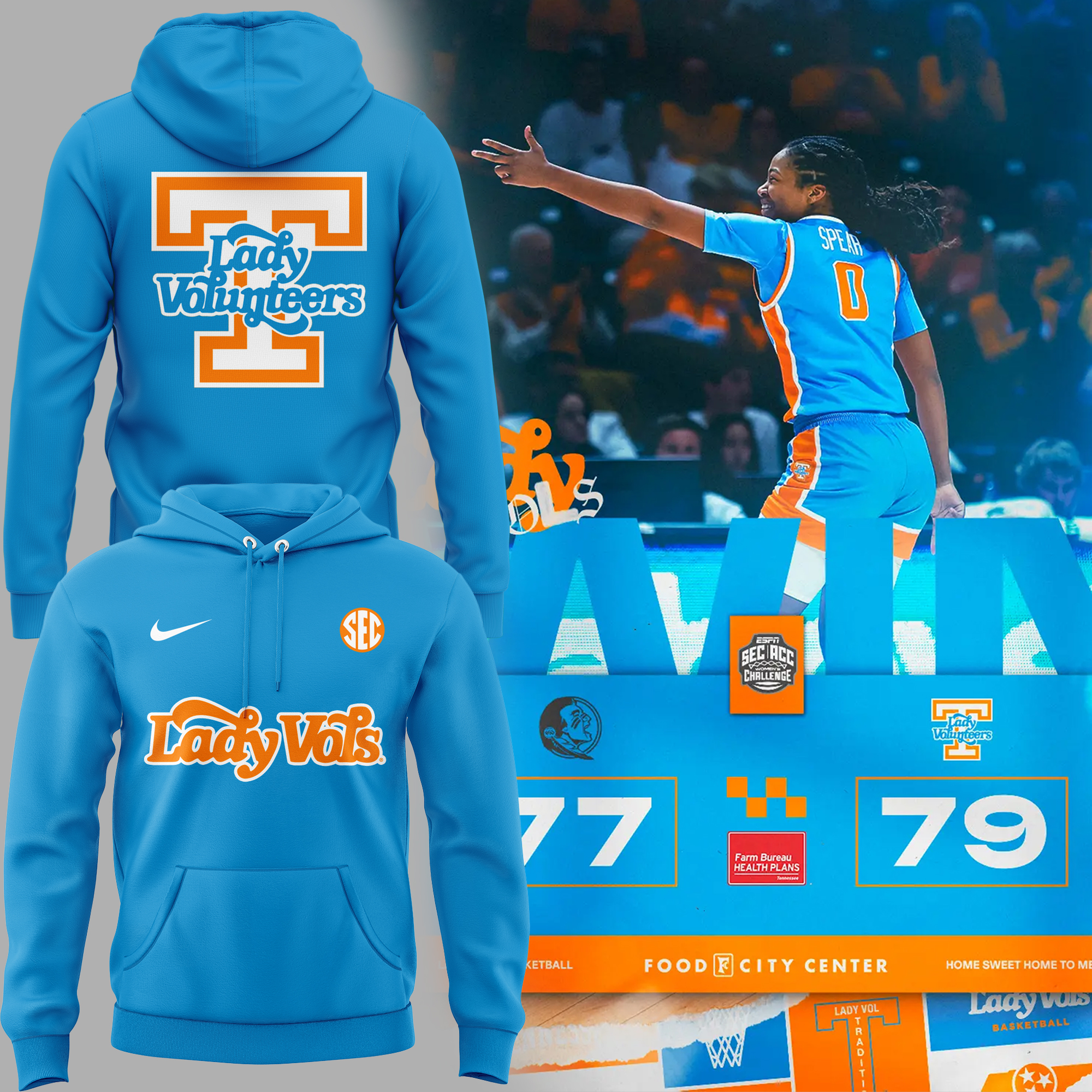 Lady Vols Basketball Hoodie