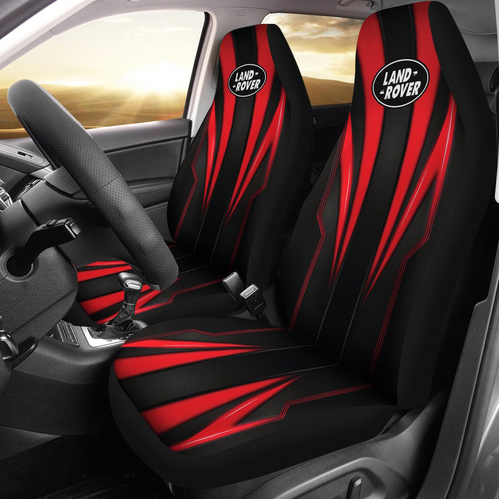 Land Rover Red Logo Car Seat Covers Metal Abstract Ph220913-17