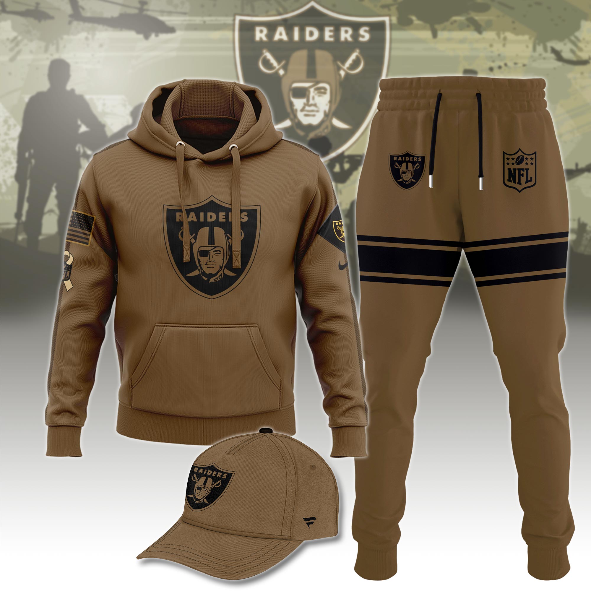 Las Vegas Raider Veterans Hoodie