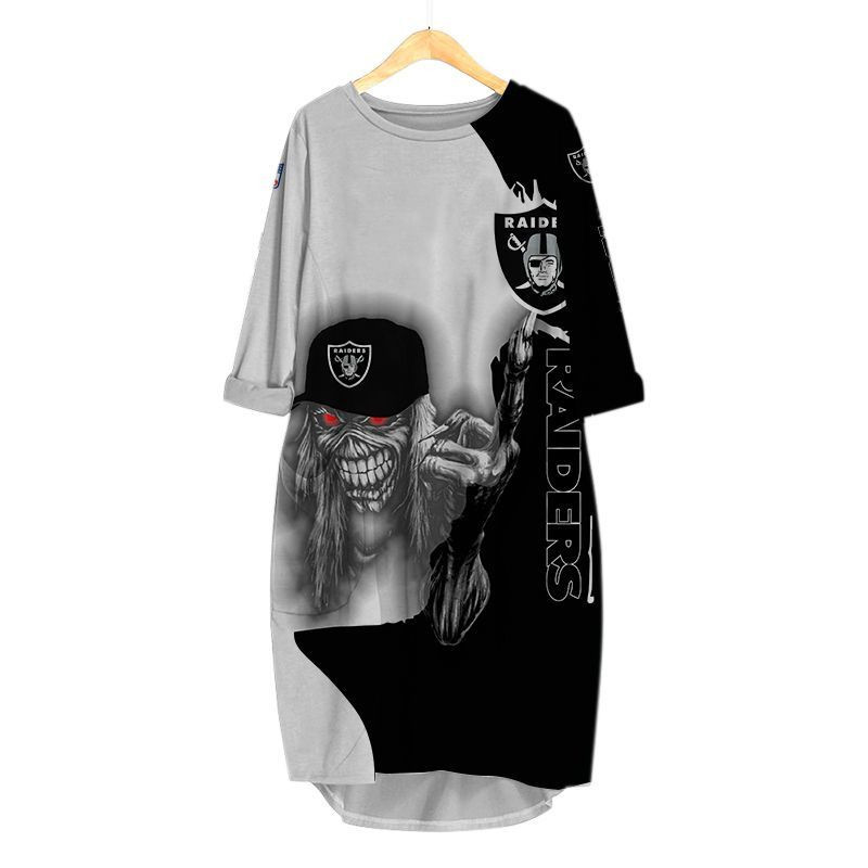Las Vegas Raiders All Over Print Caftan3071