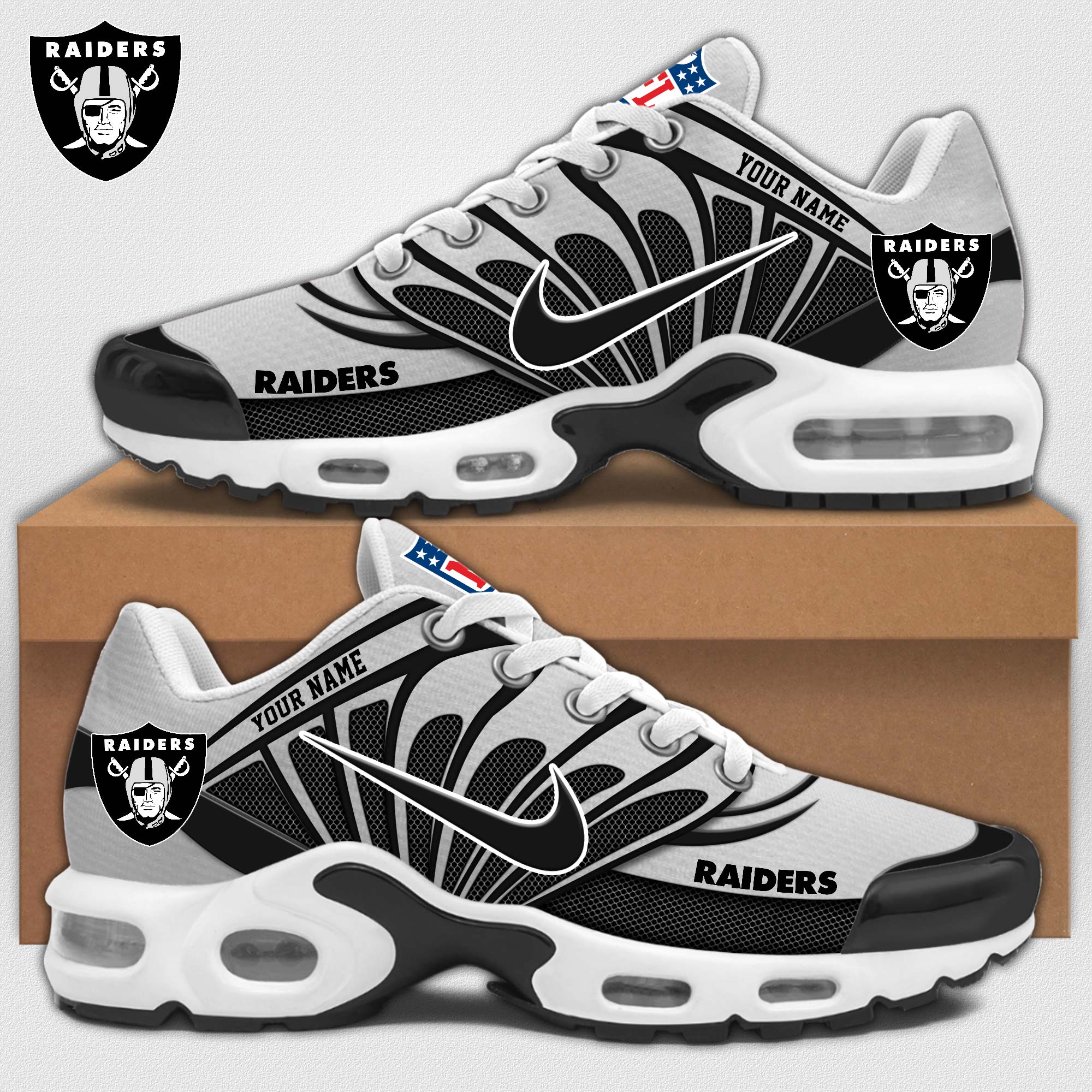 Las Vegas Raiders Personalized Shoes