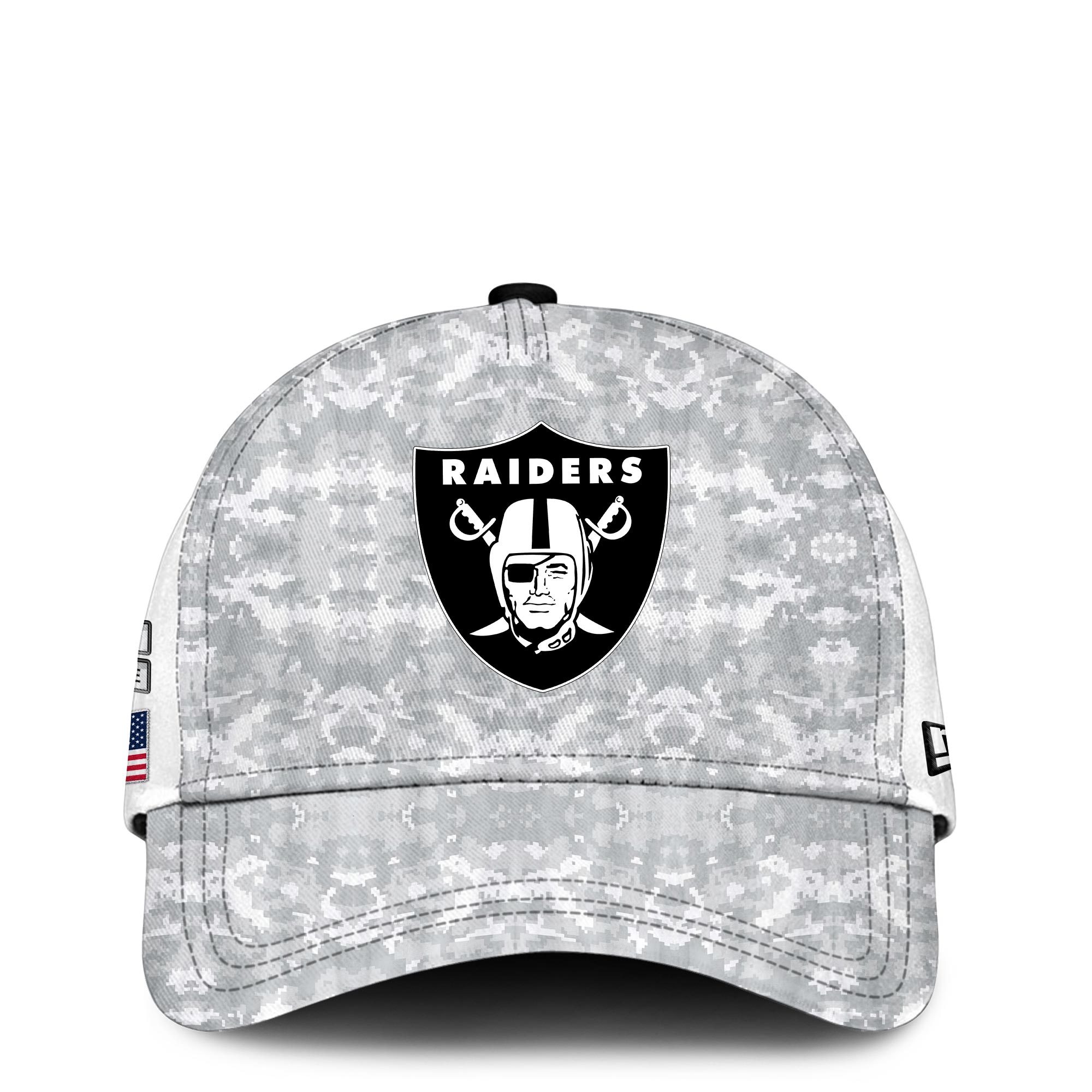 Las Vegas Raiders Salute to Service Club Camo Hoodie #3