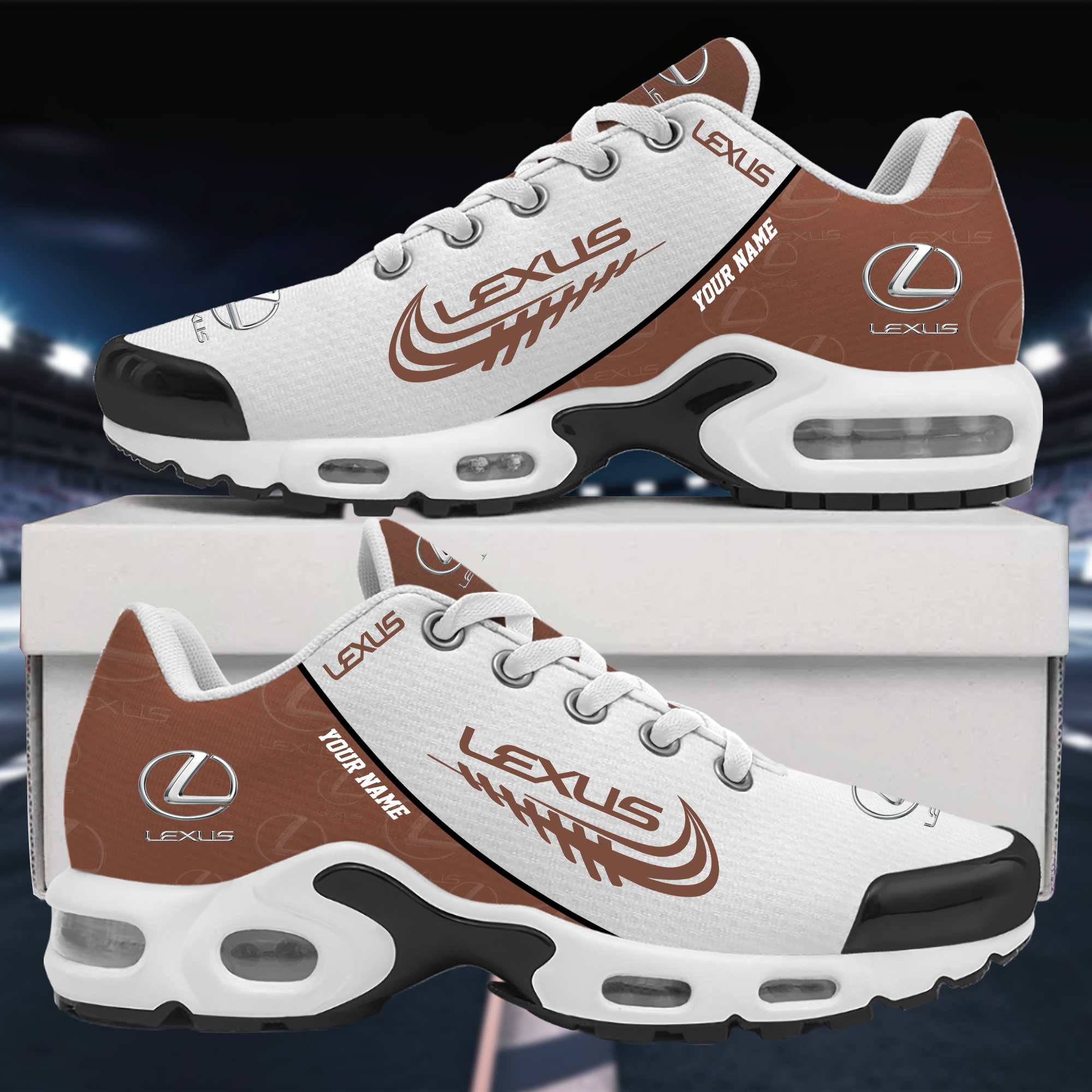 Lexus Custom Name Sport Shoes VS4