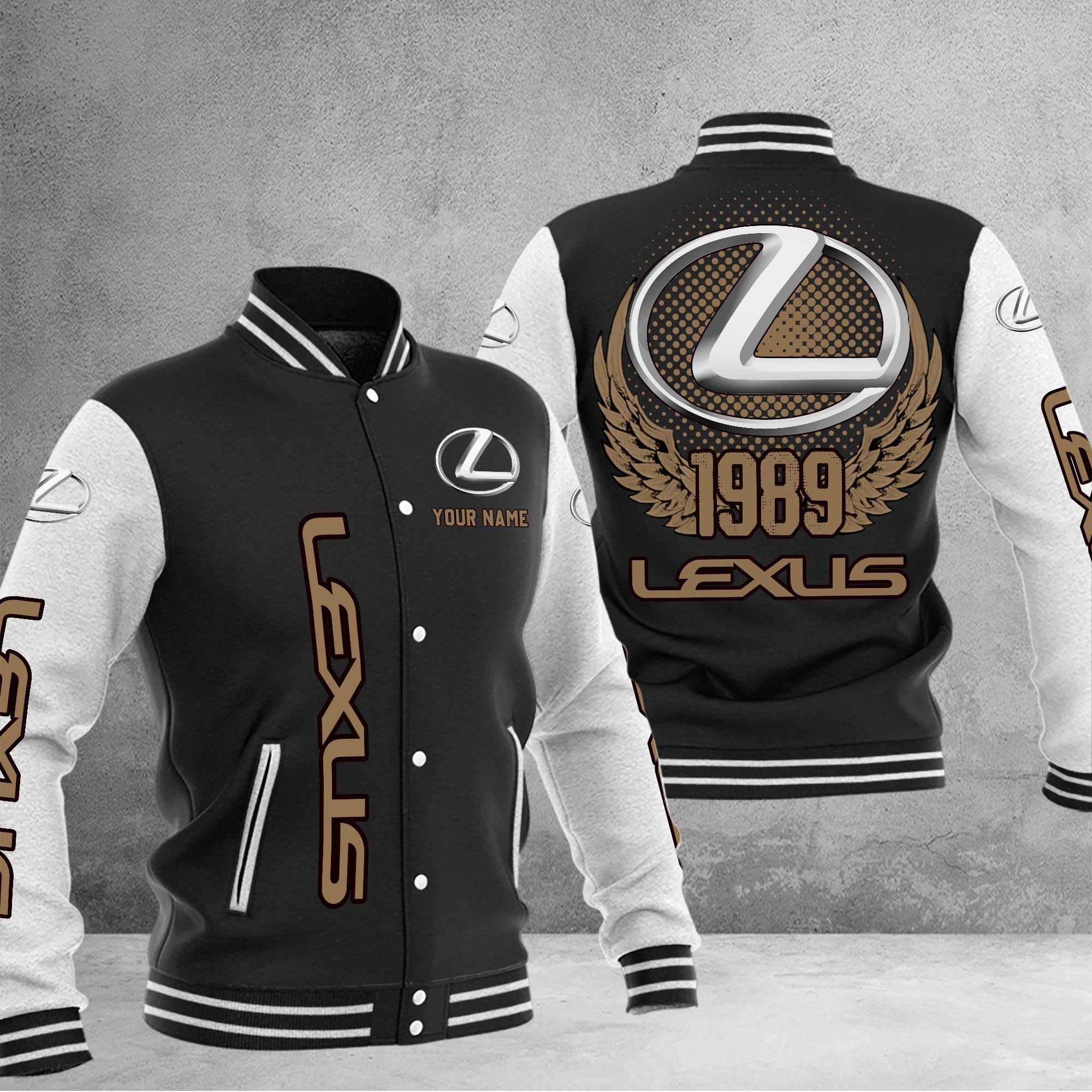 Lexus DMHJ1055 Baseball Jacket Multicolor
