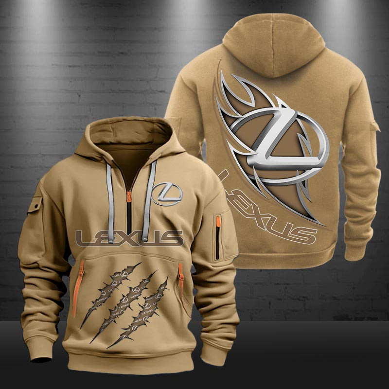 Lexus New Zip Hoodie 0456 Multicolor