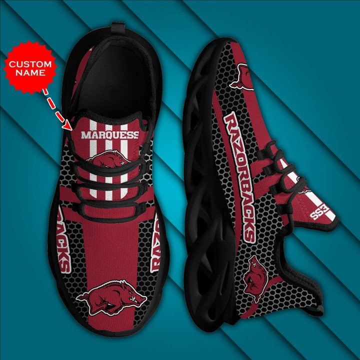 Limited Arkansas Razorbacks running shoes V02