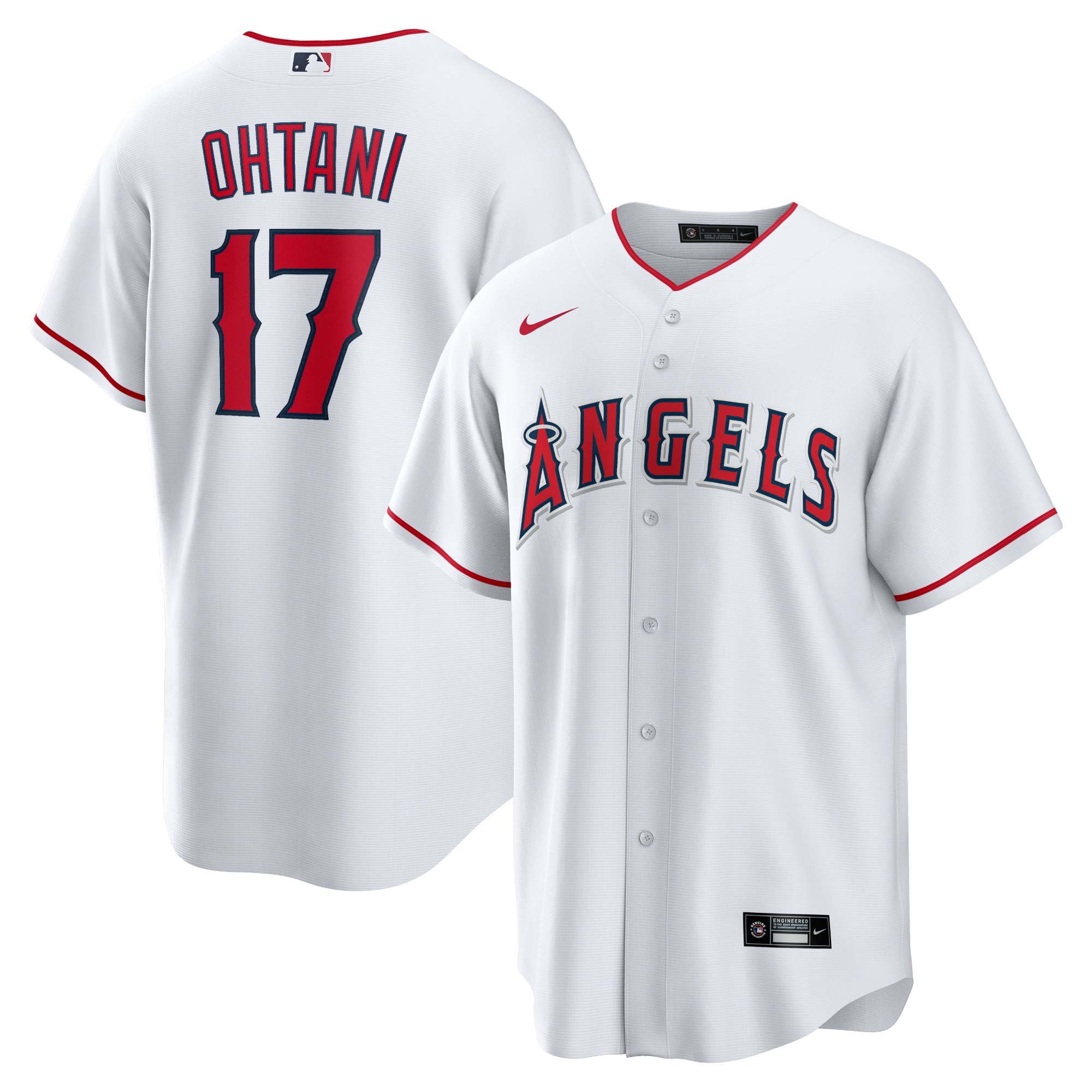 Los Angeles Angels Shohei Ohtani Home Player Name baseball Jersey
