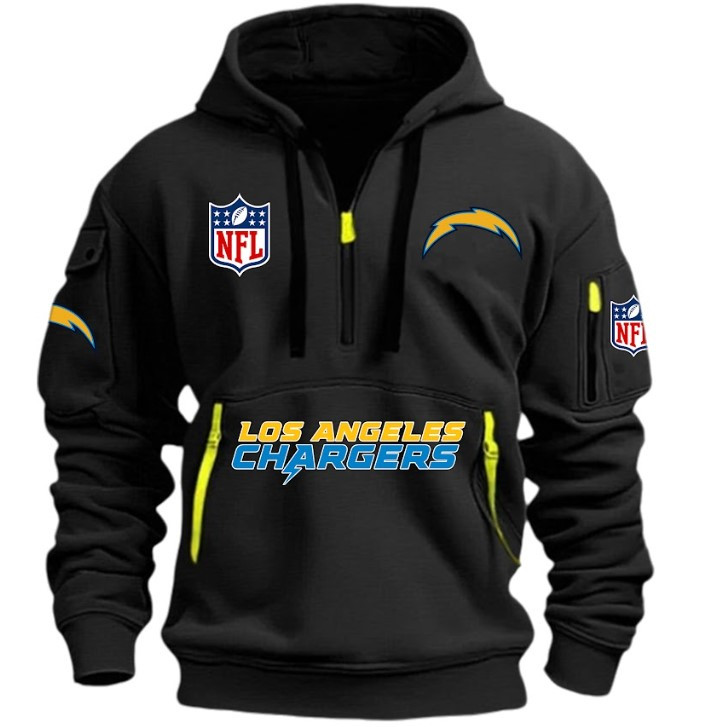 Los Angeles Chargers - HOODIE HALF ZIPPER - QTA405111347