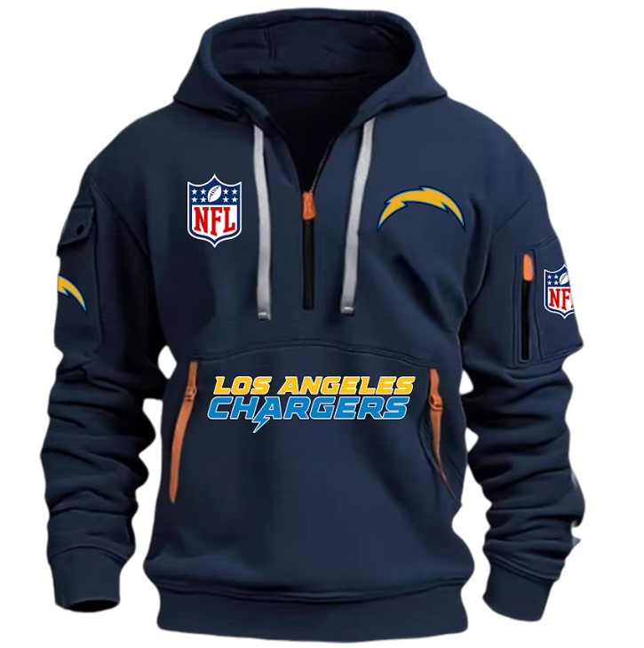 Los Angeles Chargers - HOODIE HALF ZIPPER - QTA405111347