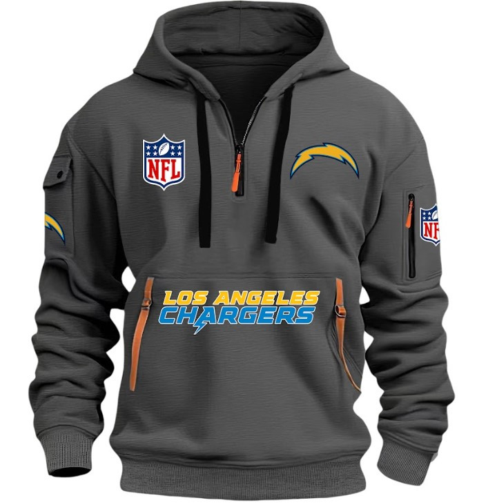 Los Angeles Chargers - HOODIE HALF ZIPPER - QTA405111347
