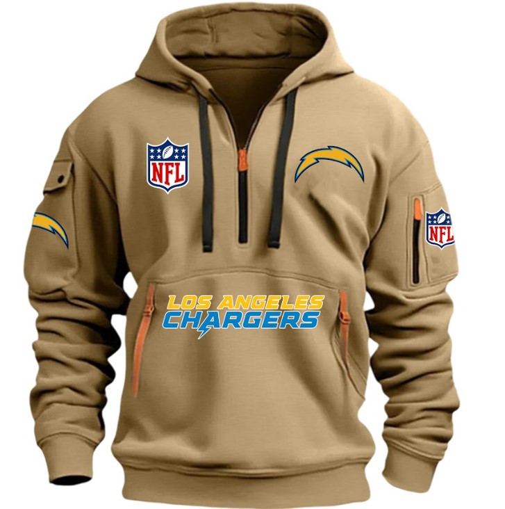 Los Angeles Chargers - HOODIE HALF ZIPPER - QTA405111347