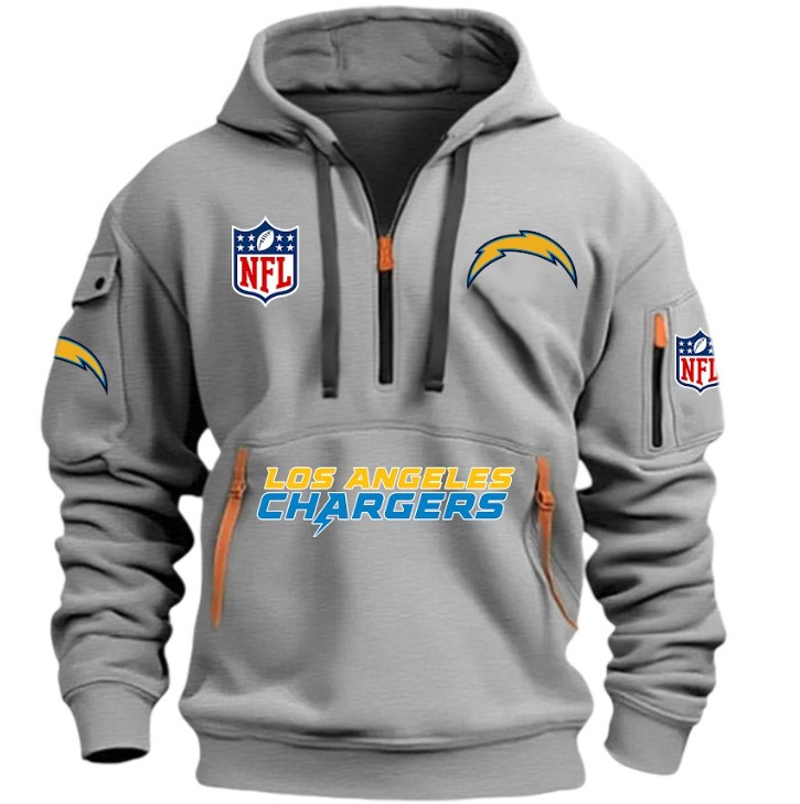 Los Angeles Chargers - HOODIE HALF ZIPPER - QTA405111347