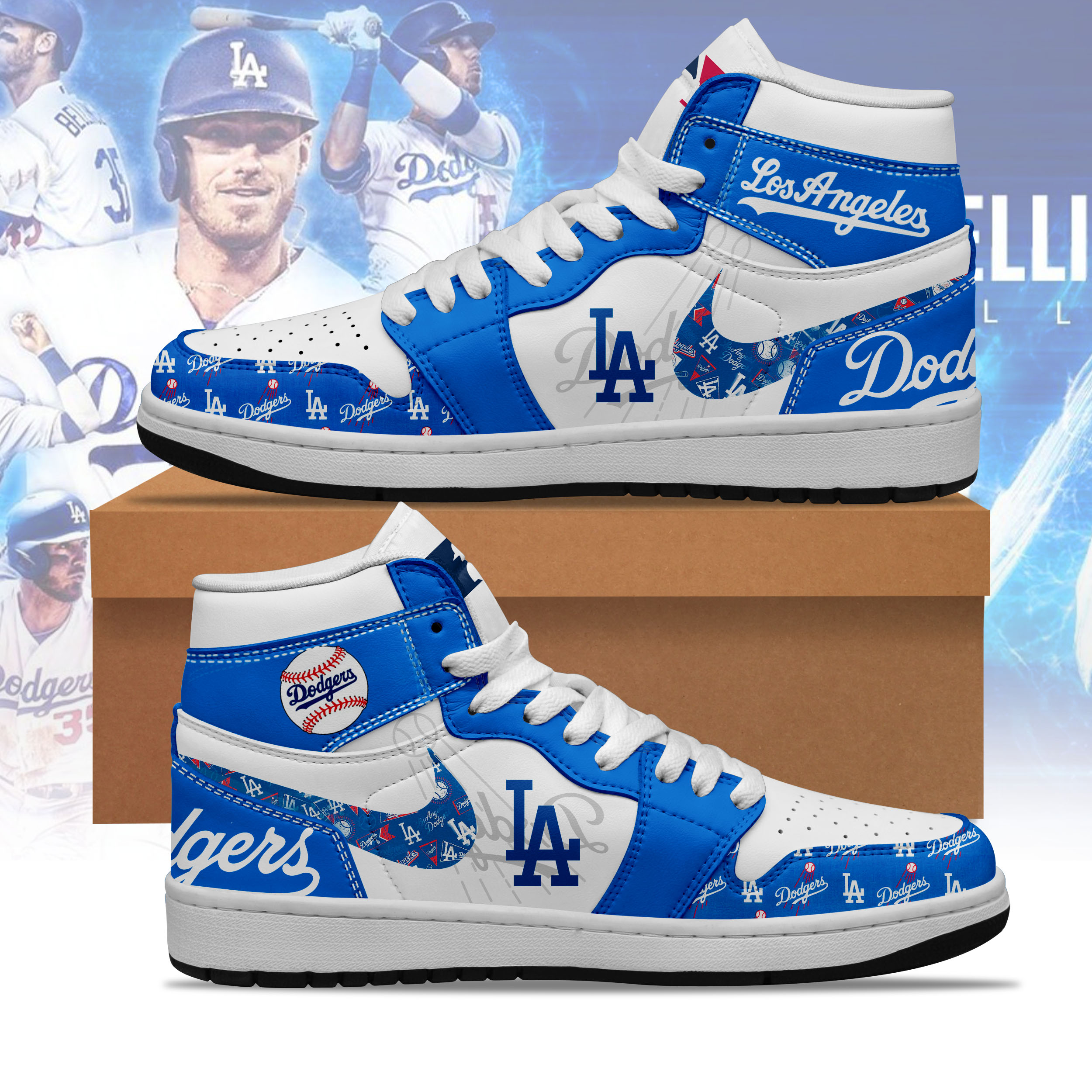 Los Angeles Dodgers Custom Shoes