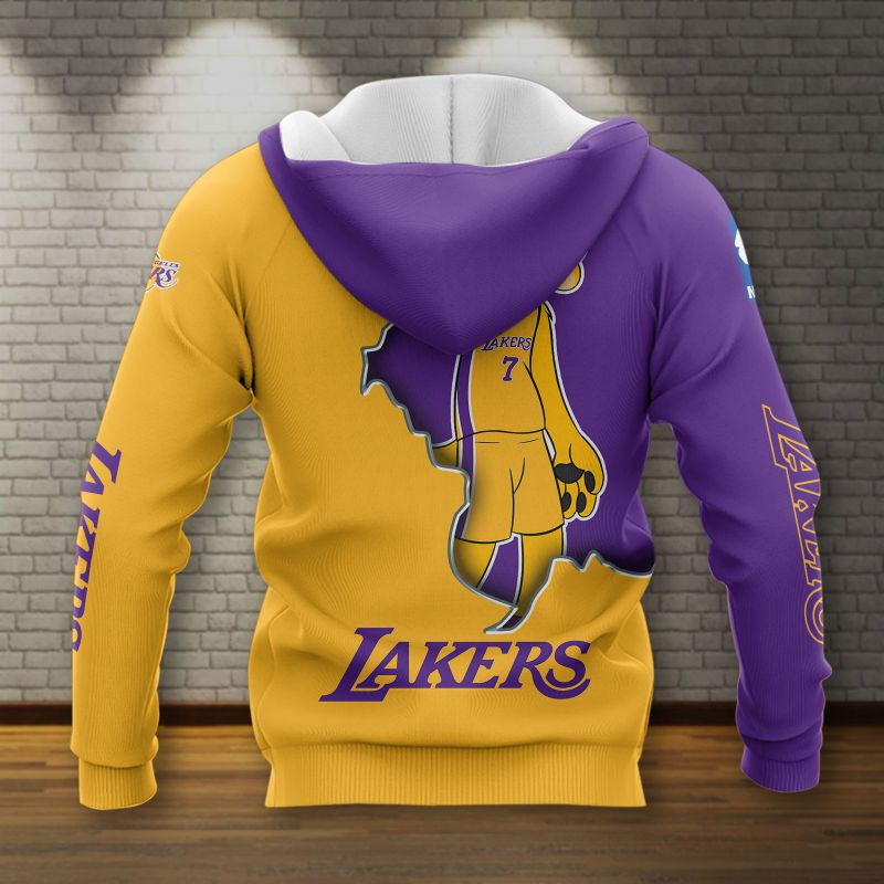 Los Angeles Lakers All Over Print Caftan7265