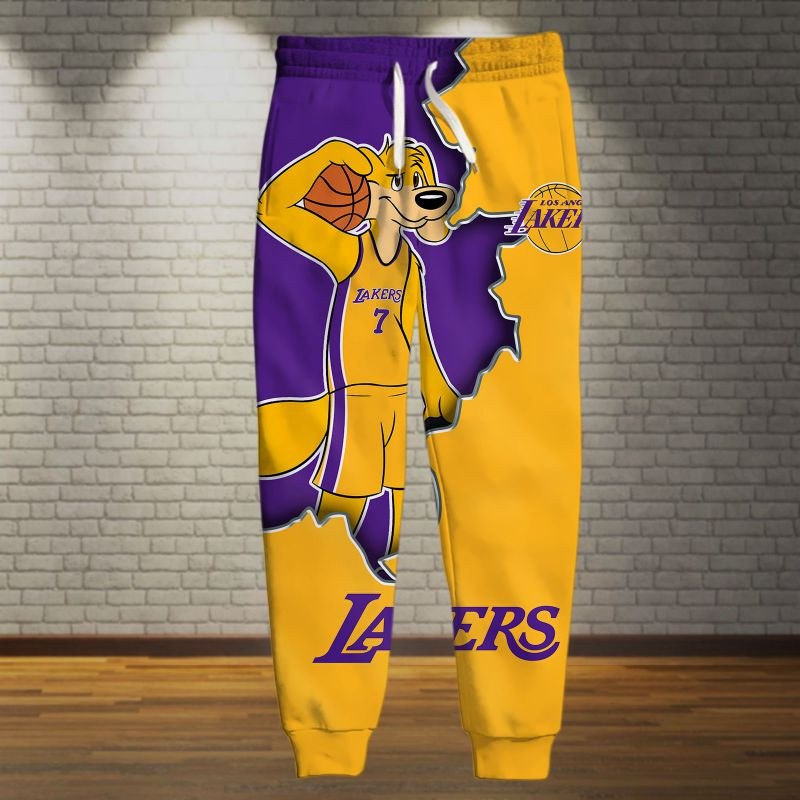Los Angeles Lakers All Over Print Caftan7265