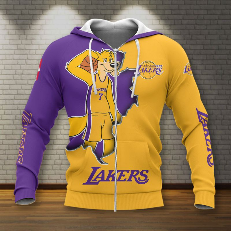 Los Angeles Lakers All Over Print Caftan7265