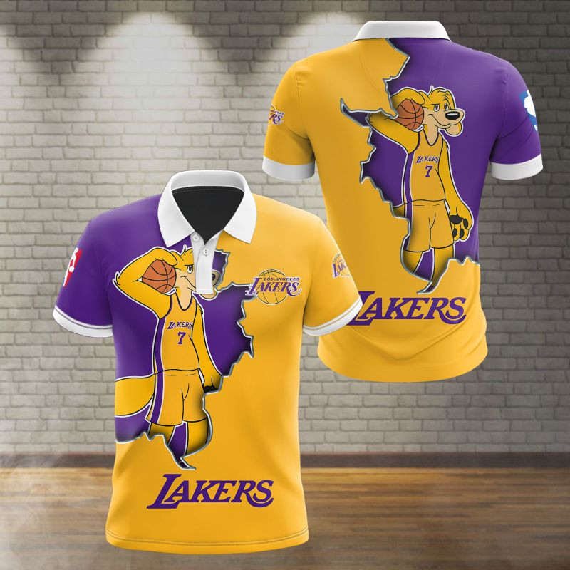 Los Angeles Lakers All Over Print Caftan7265