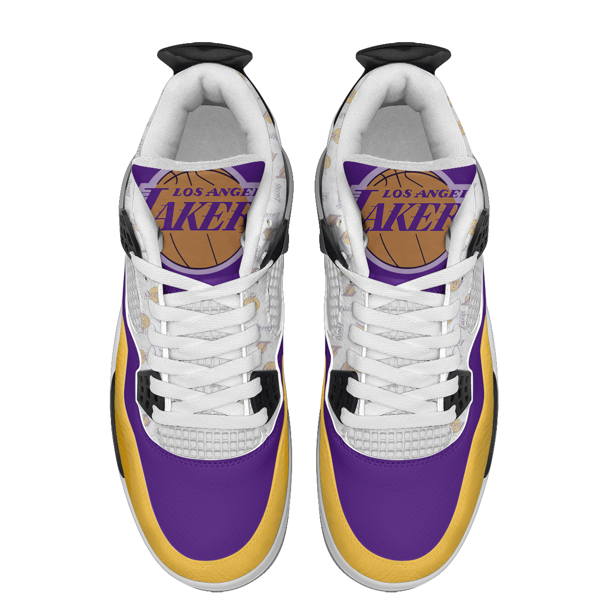 Los Angeles Lakers Personalized Premium Shoes J4