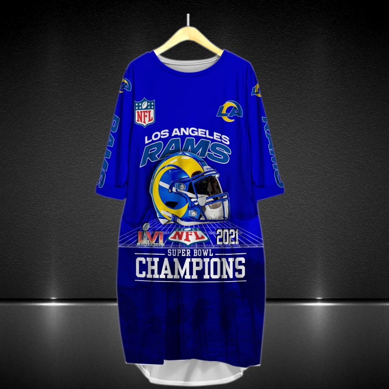Los Angeles Rams All Over Print Caftan9539