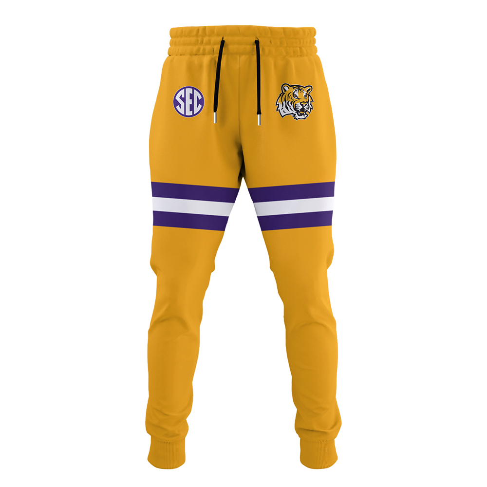 LSU Tigers Yellow Jersey Hoodie Special Edition
