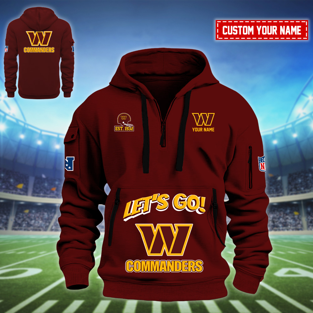 LWWNVM12320 Washington Commanders Heavy Hoodie