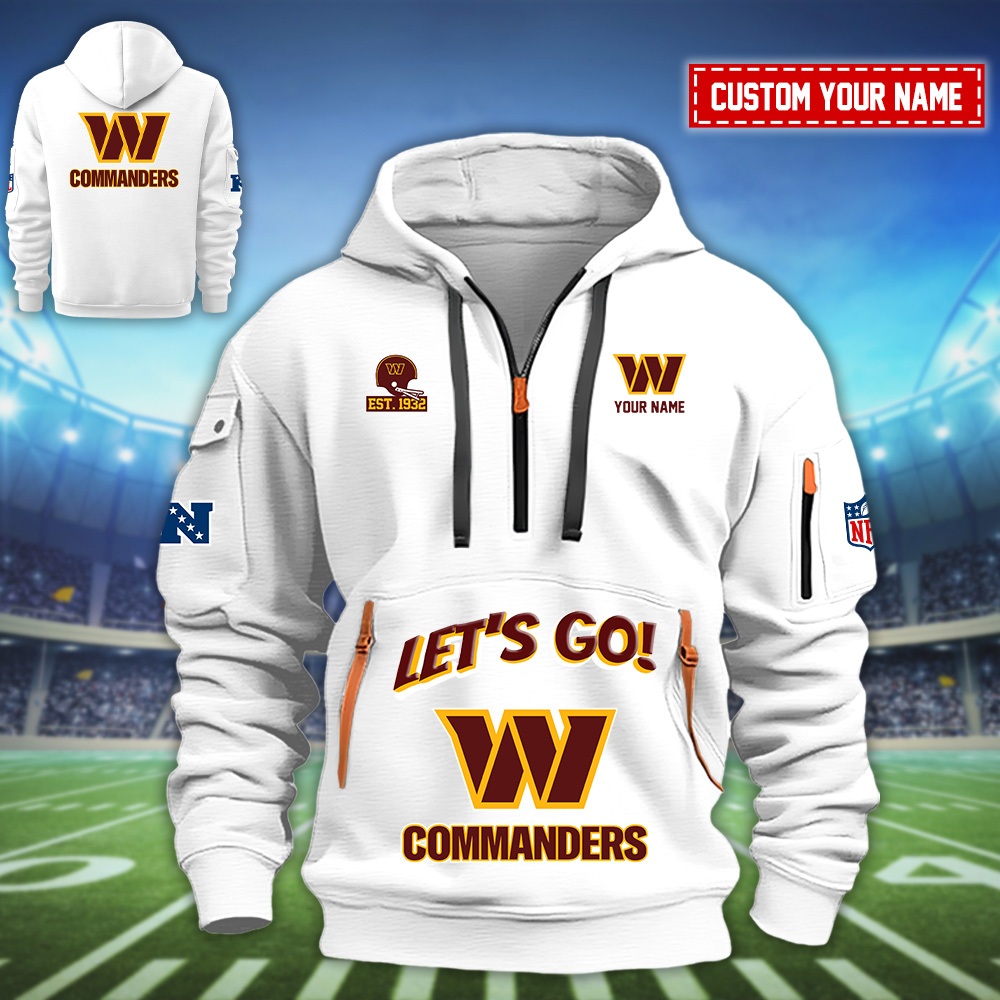 LWWNVM12320 Washington Commanders Heavy Hoodie
