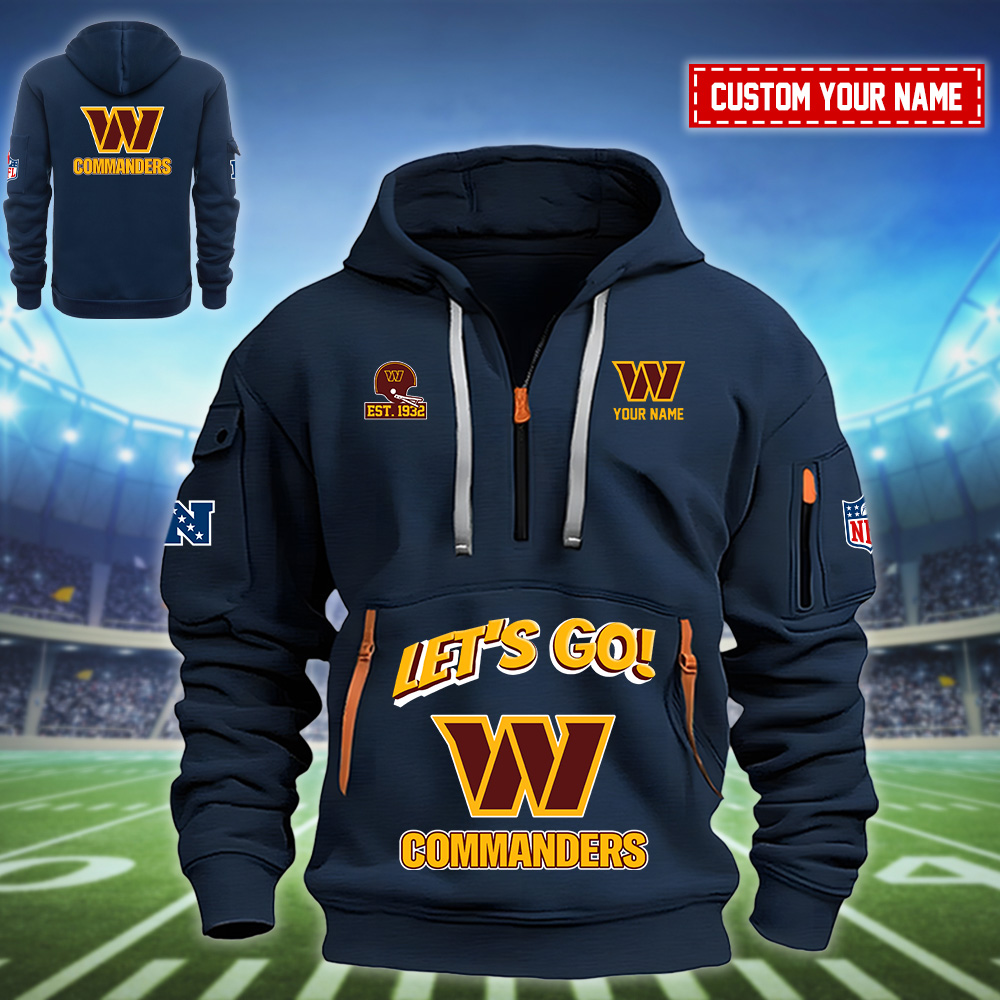 LWWNVM12320 Washington Commanders Heavy Hoodie