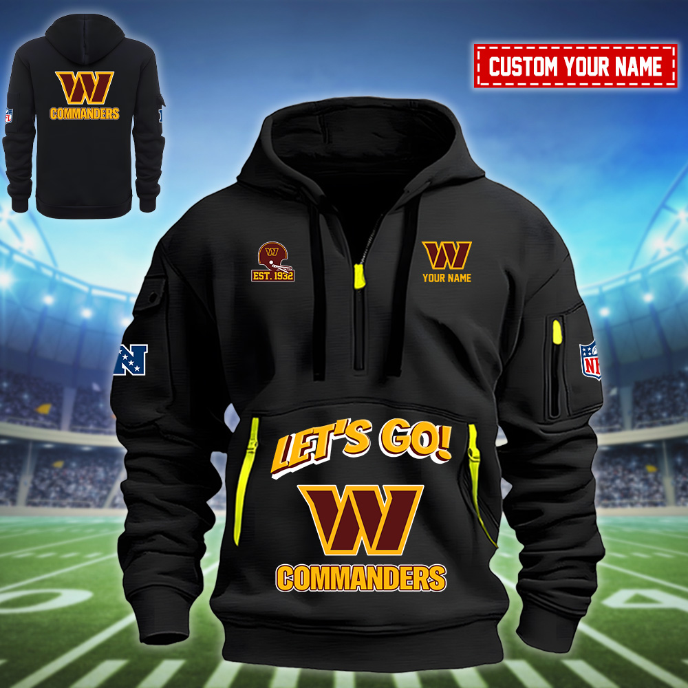 LWWNVM12320 Washington Commanders Heavy Hoodie
