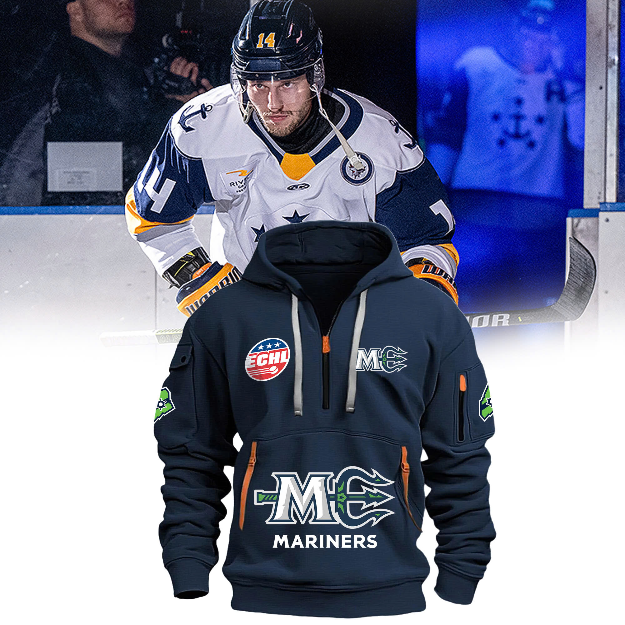 Maine Mariners Hoodie