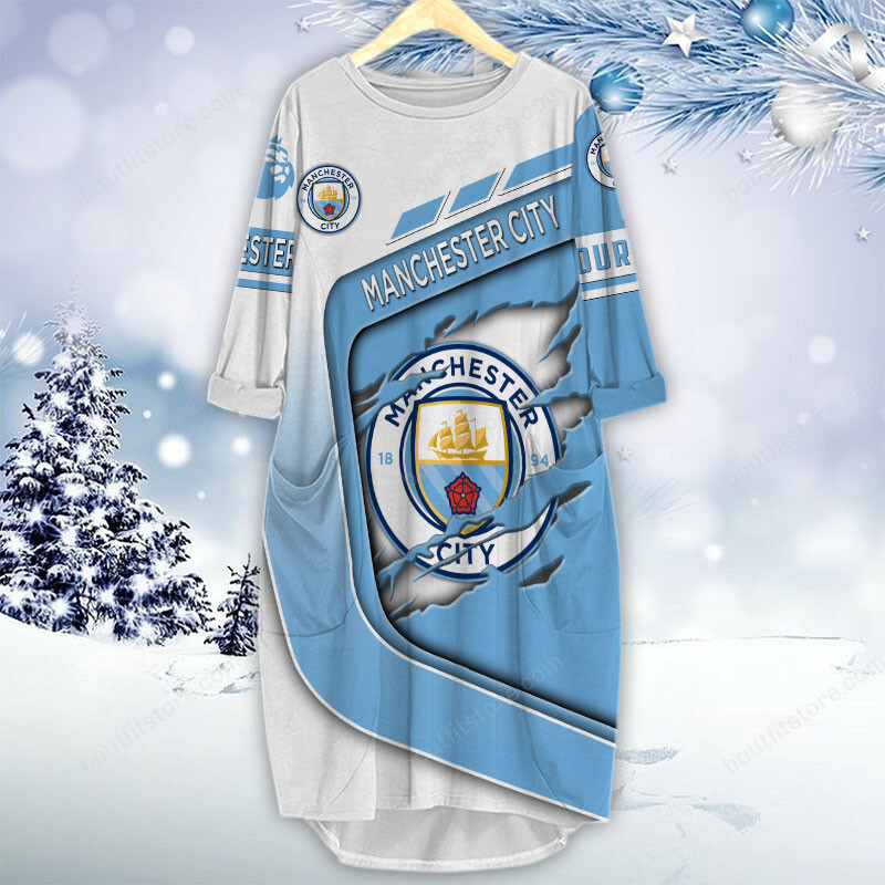 Manchester City FC All Over Print Caftan