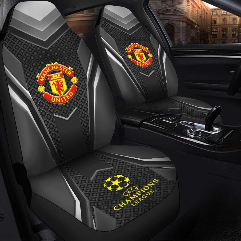 Manchester United NVT-QL Car Seat Cover (Set of 2) Ver 1 (Grey)