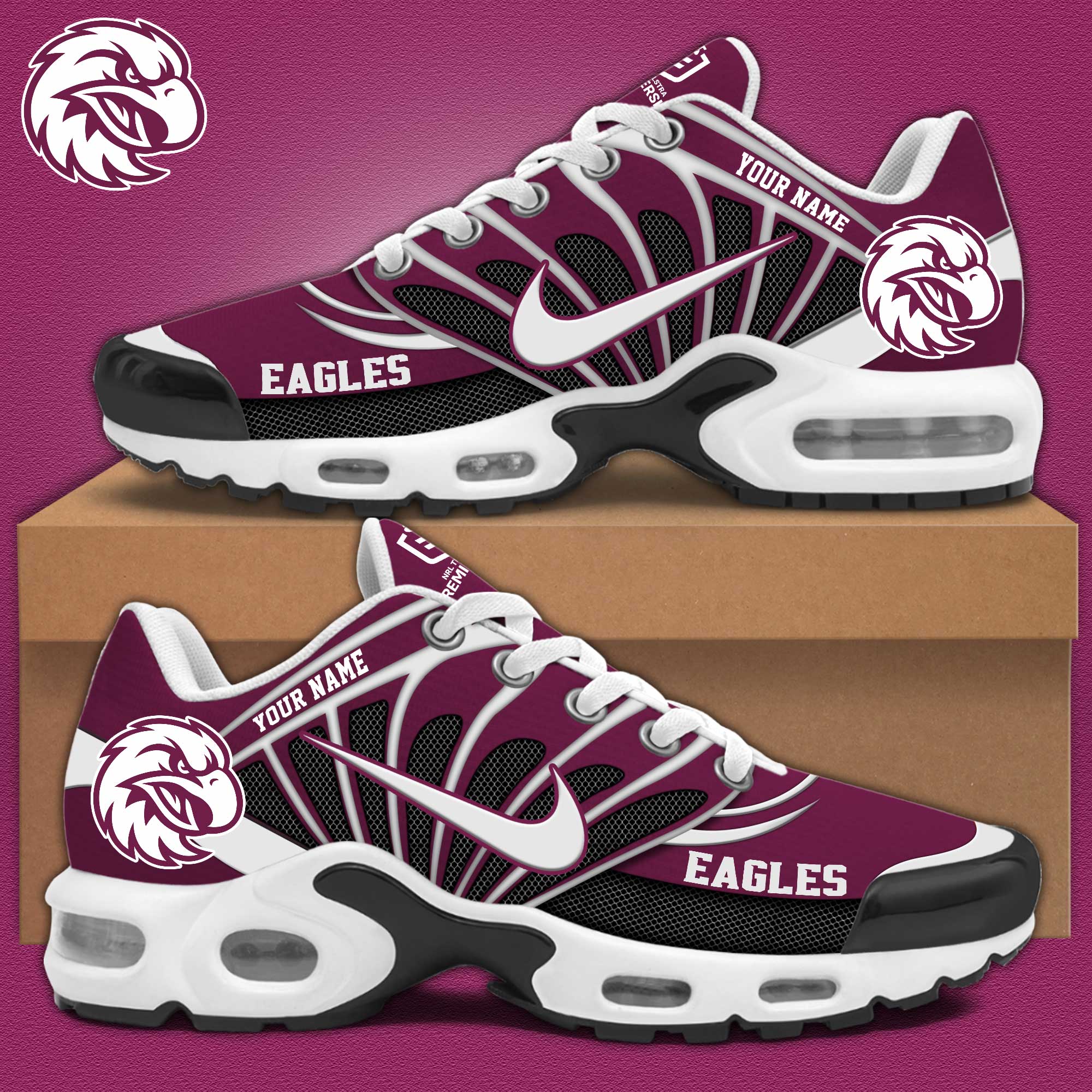 Manly Warringah Sea Eagles Personalized Shoes