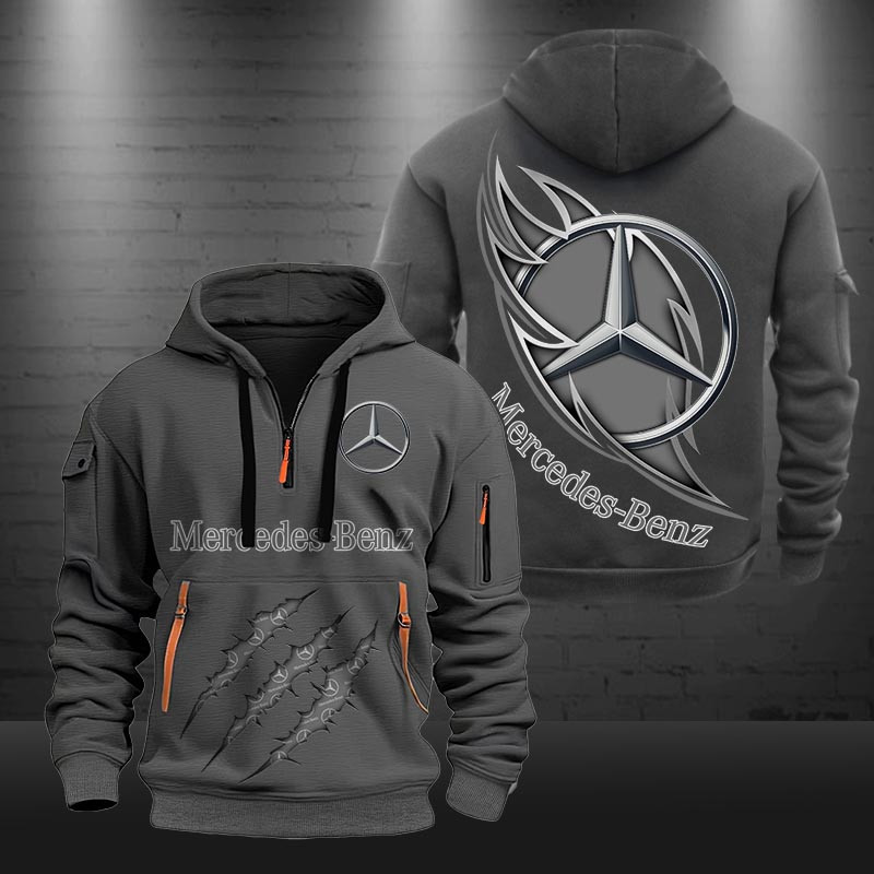 Mercedes-Benz New Zip Hoodie 0461 Multicolor