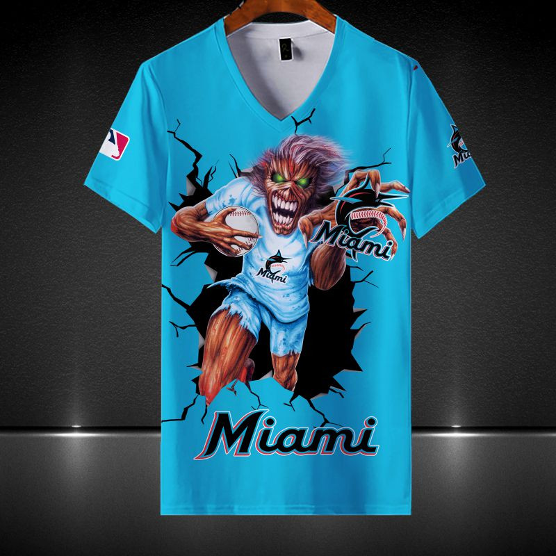 Miami Marlins Printing T-Shirt, Polo, Hoodie, Zip, Bomber 8230