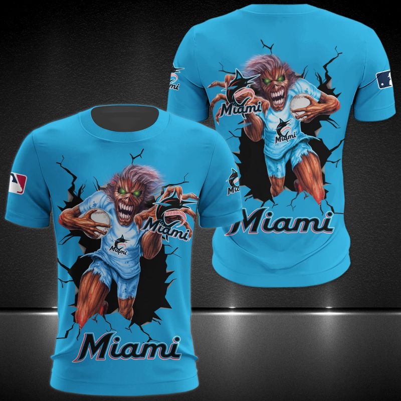 Miami Marlins Printing T-Shirt, Polo, Hoodie, Zip, Bomber 8230
