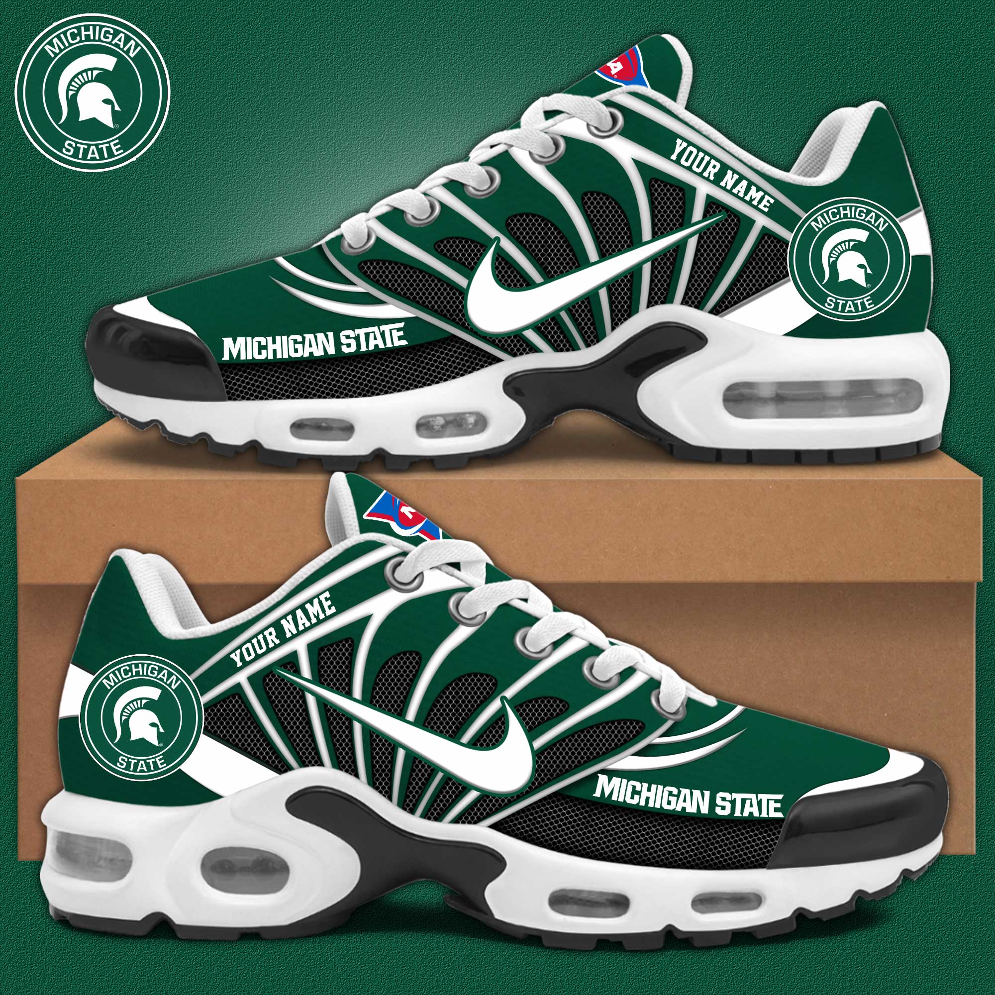 Michigan State Personalized Shoes
