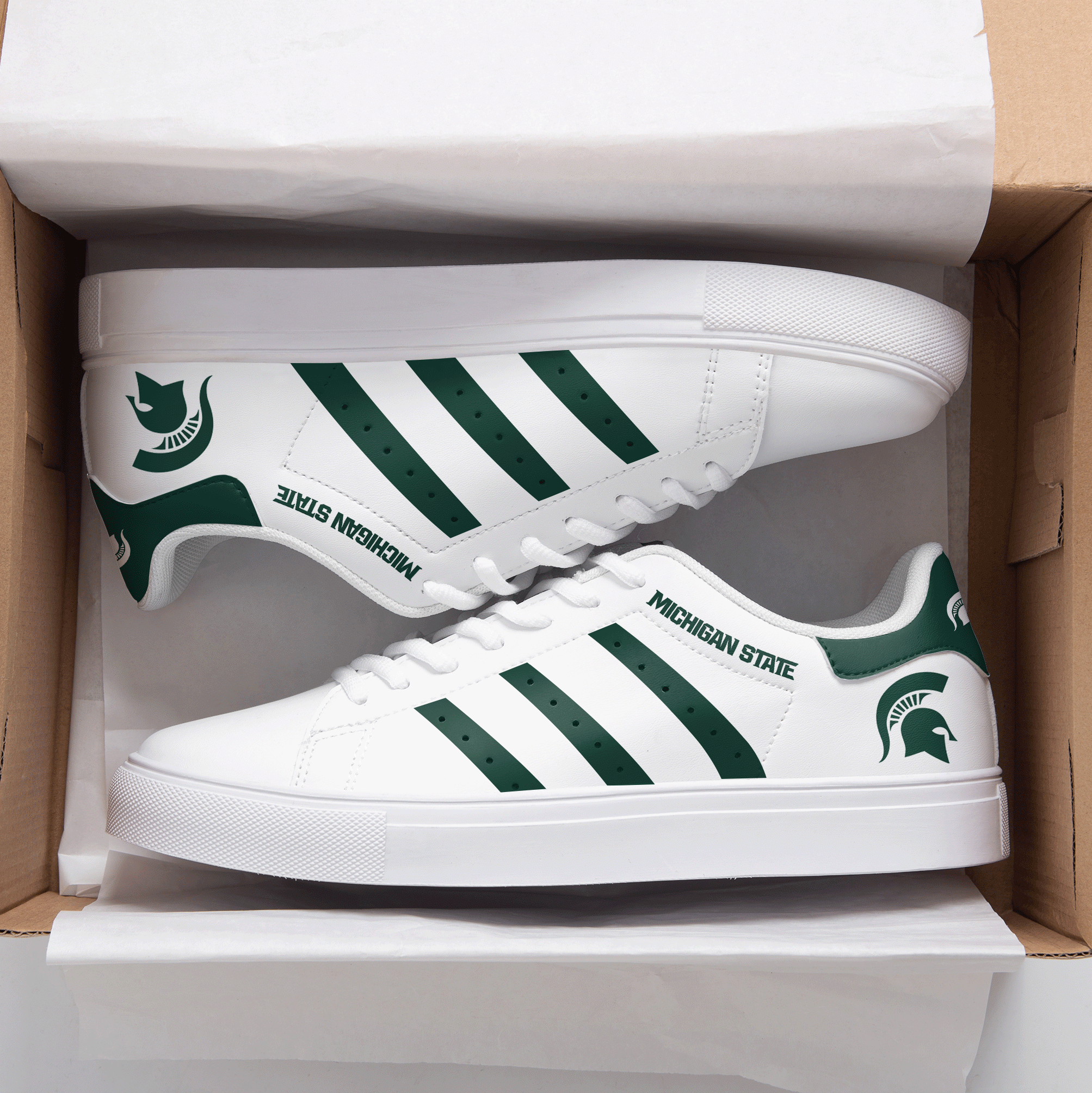 Michigan State Sneakers Shoes