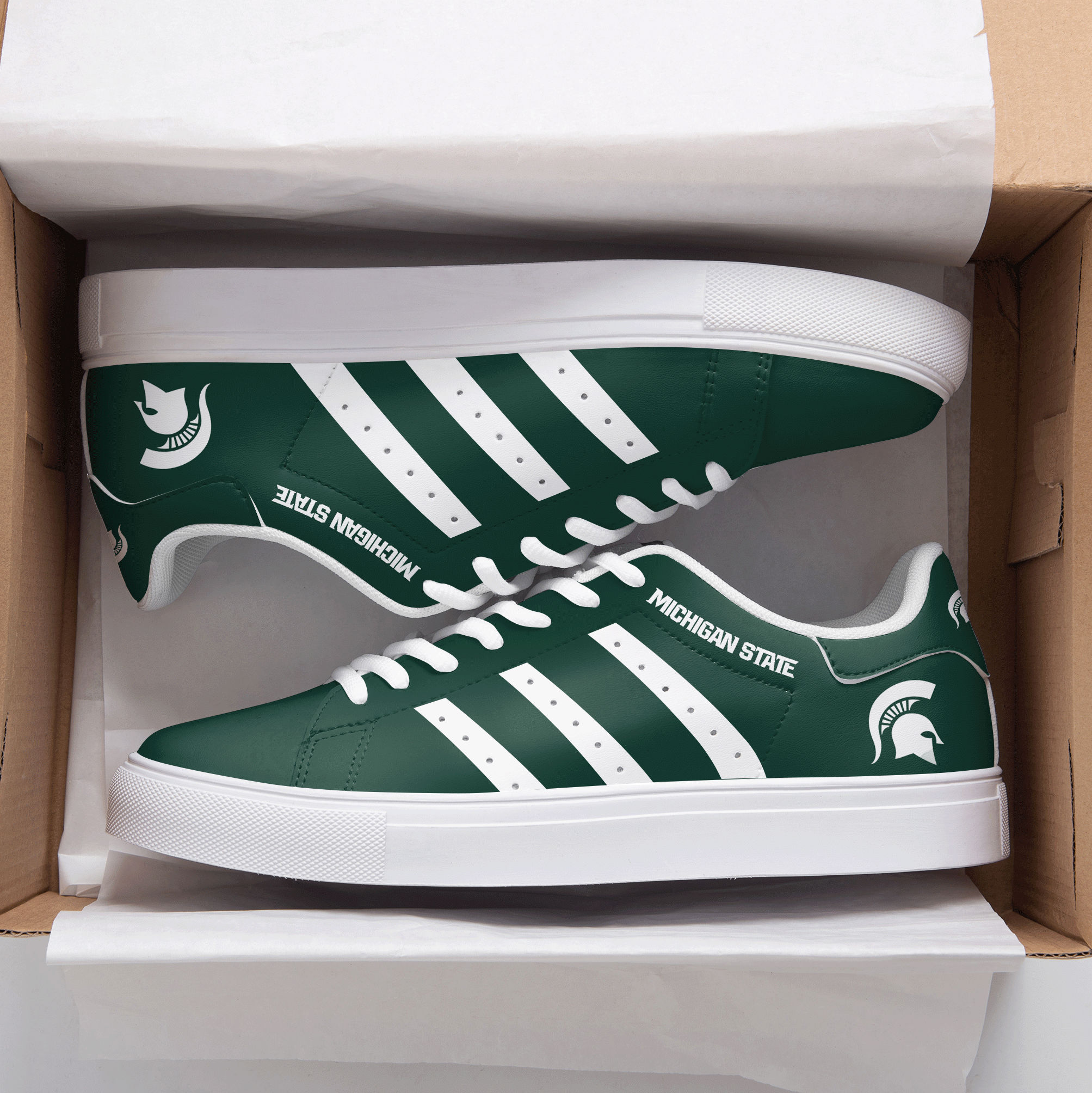 Michigan State Sneakers Shoes
