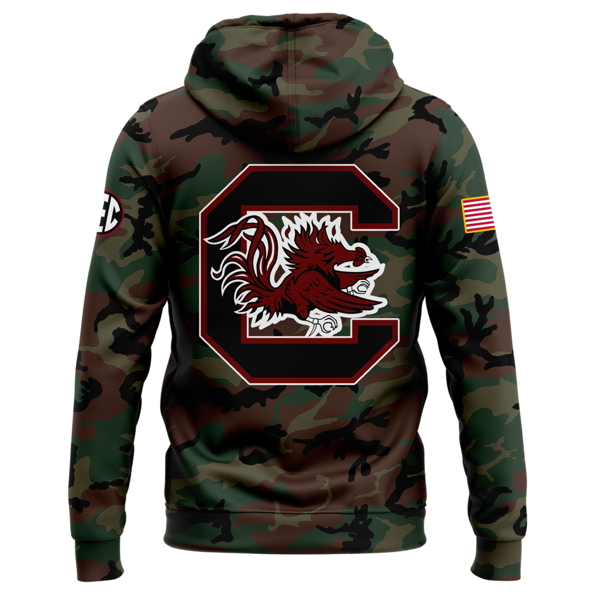 Military Appreciation Gamecocks Football Hoodie