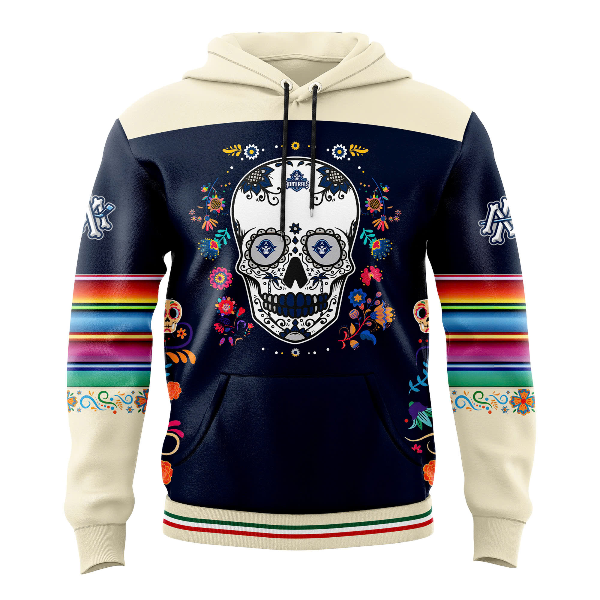Milwaukee Admirals x Dia de Los Muertos Hoodie