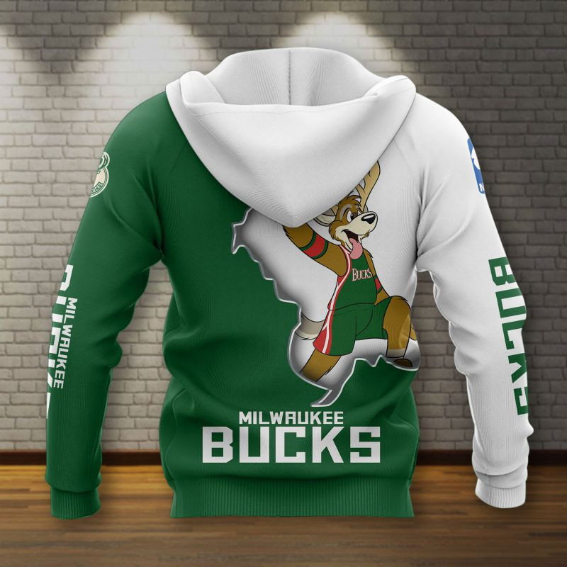 Milwaukee Bucks All Over Print Caftan7268