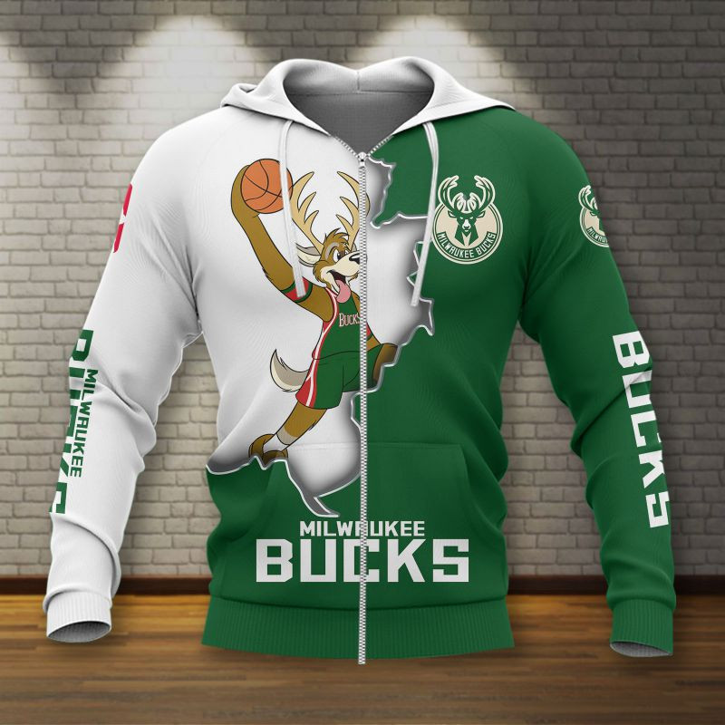 Milwaukee Bucks All Over Print Caftan7268
