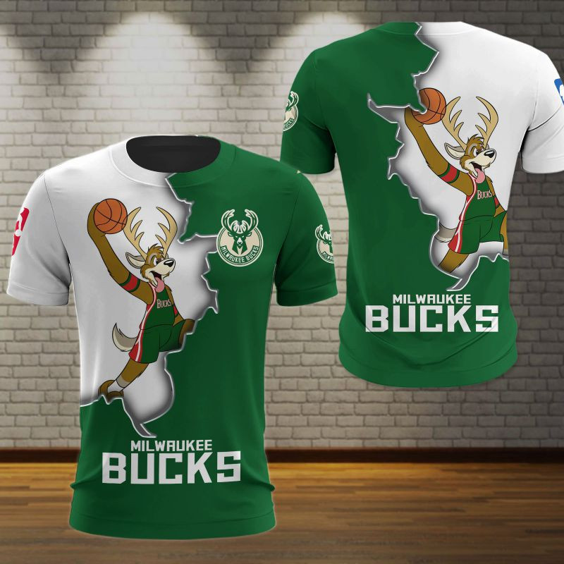 Milwaukee Bucks All Over Print Caftan7268