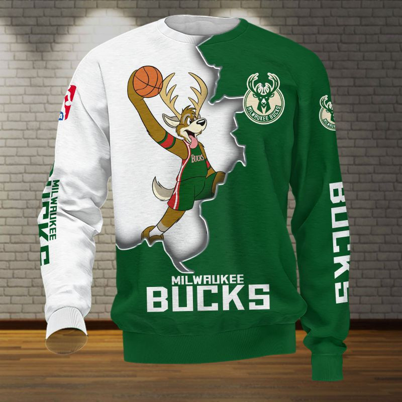 Milwaukee Bucks All Over Print Caftan7268
