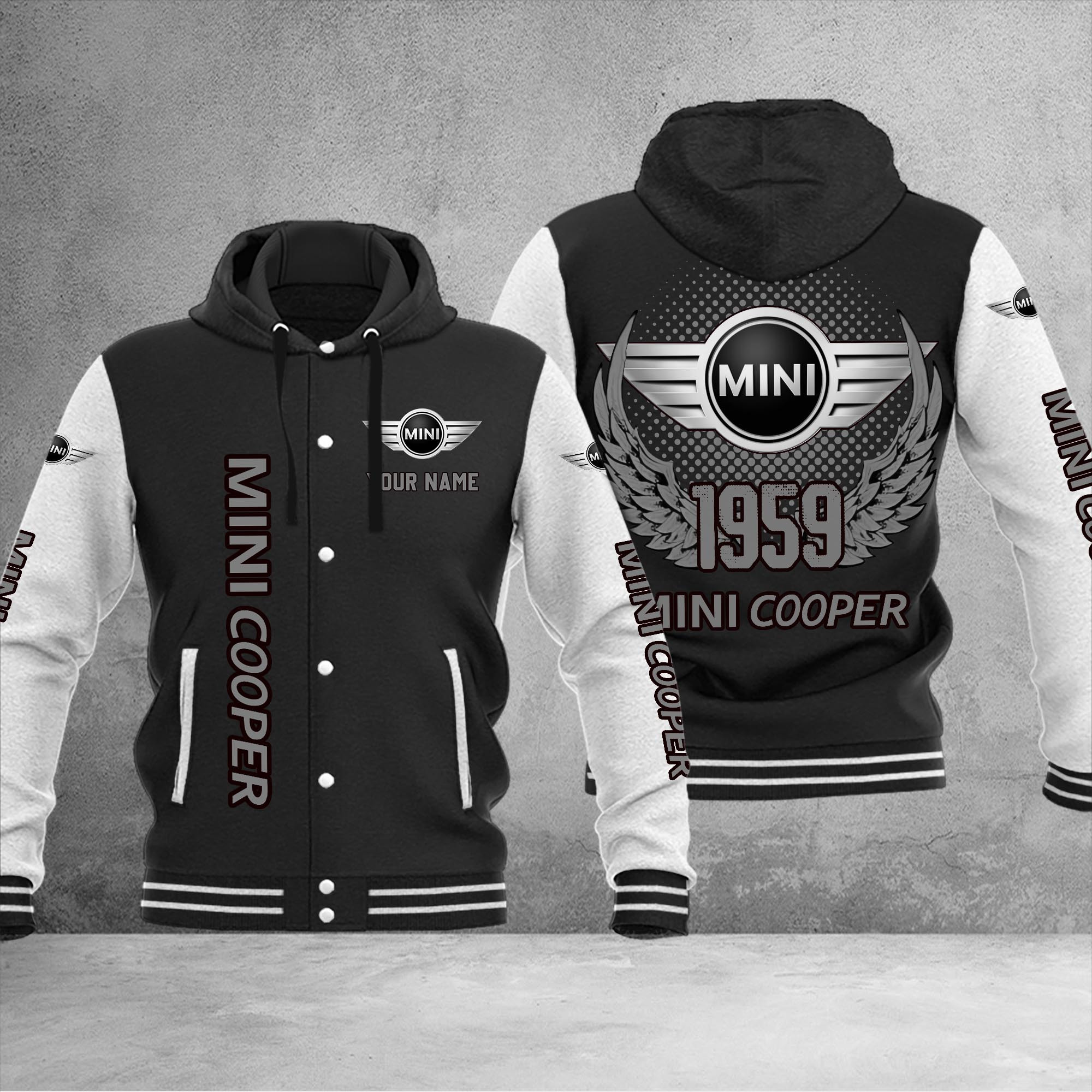Mini cooper DMHJ1062 Baseball Jacket Multicolor