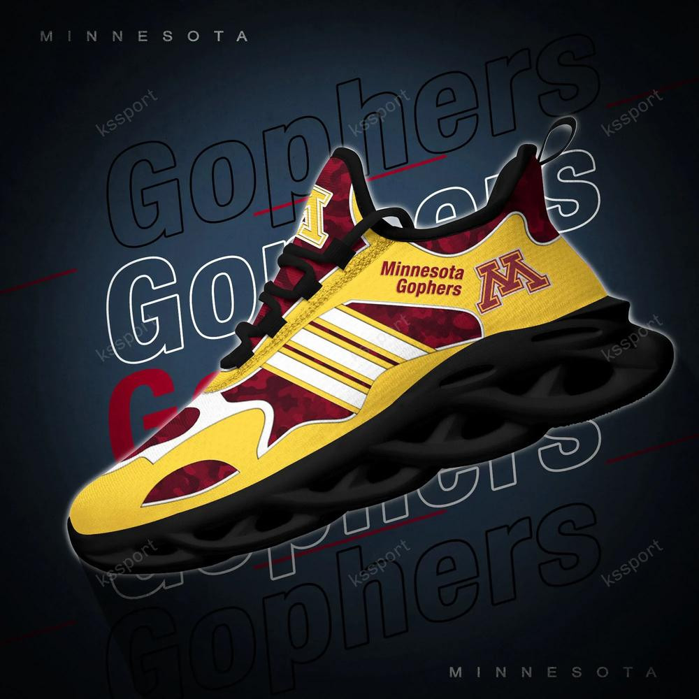 Minnesota Golden Gophers Max Soul Clunky, Camo Running Sneakers For Fan Ever