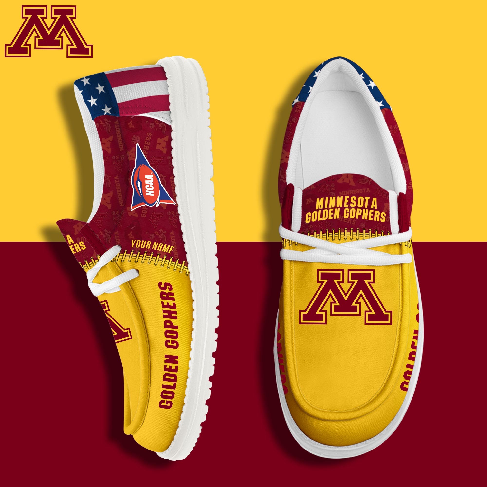 Minnesota Golden Gophers Personalized Shoes