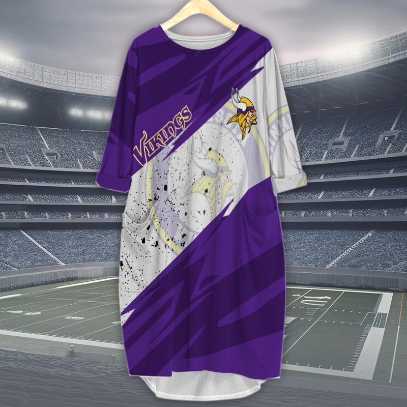 Minnesota Vikings All Over Print Caftan