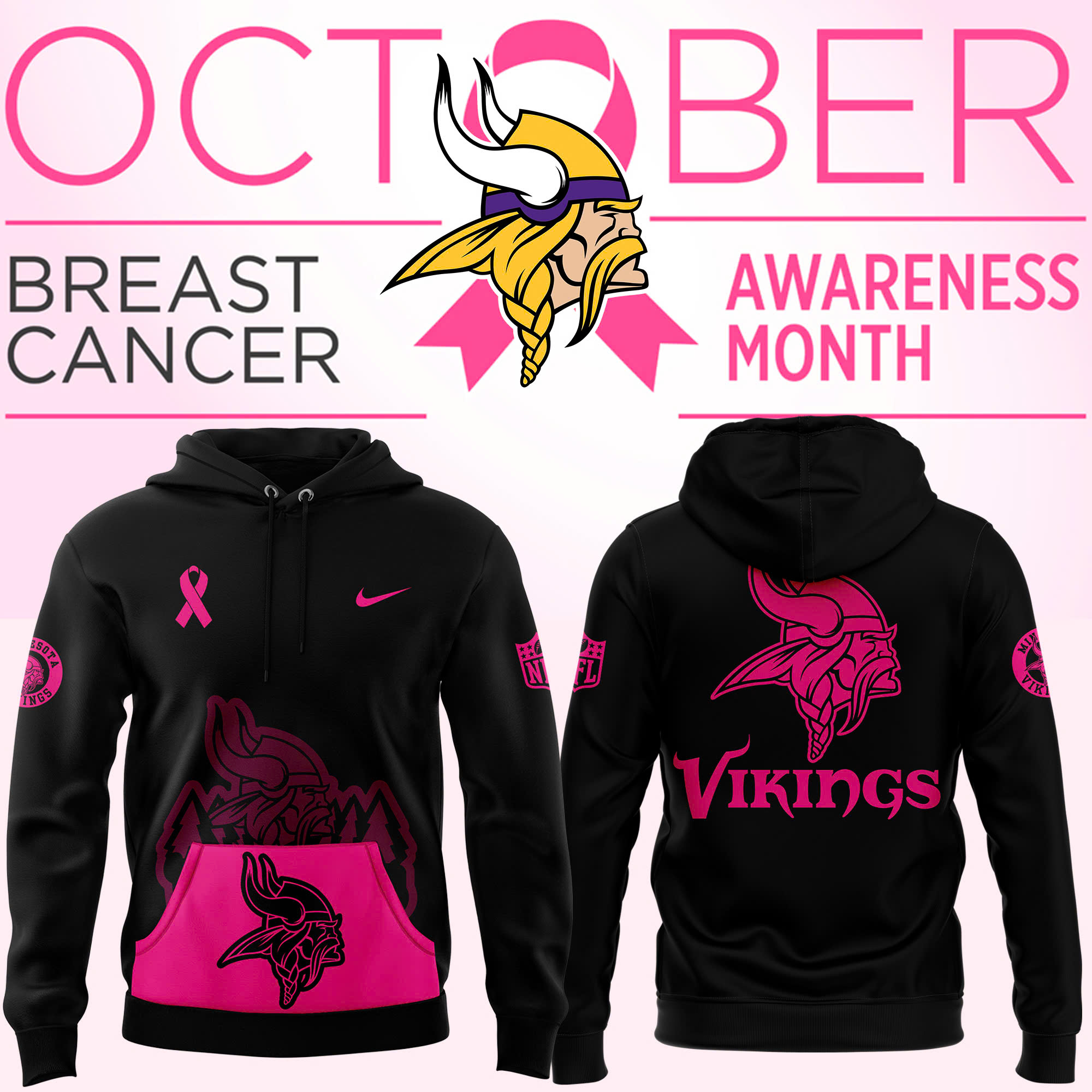 Minnesota Vikings Crucial Catch Club Pullover Hoodie